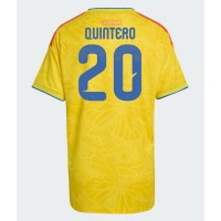 Dámy Fotbalový dres Kolumbie Juan Fernando Quintero #20 MS 2026 Domácí Krátký Rukáv